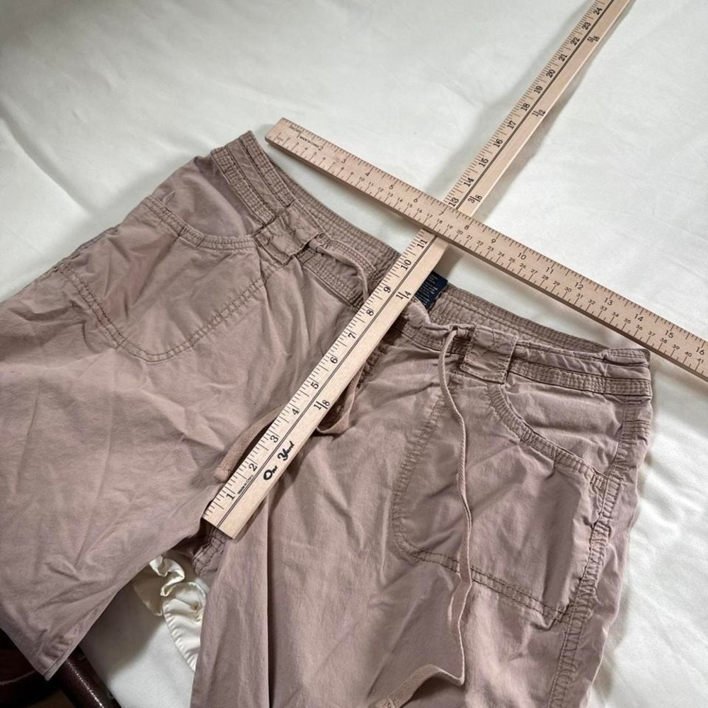 cargo capri pants  Y2K Faded Glory low‎ rise cargo capri pants size 12 t - Picture 4 of 6
